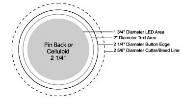 Outline Image of Printed Button
