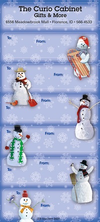 Snowmen To / From Gift Tags