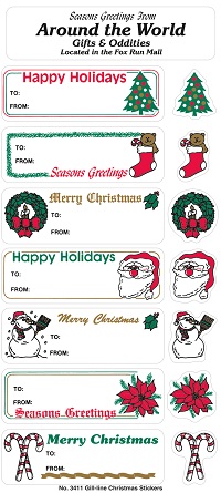 To / From Gift Tags with Stickers