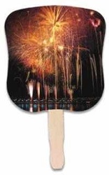 Fireworks Hand Fan
