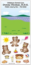 Peel n Play Sticker Sheets of Bear Picnic