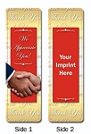 Thank You Bookmark with Custom Imprint