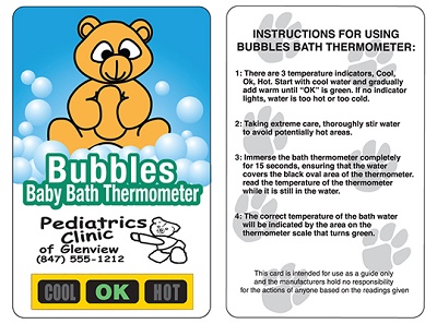 Bubbles Baby Bath Thermometer