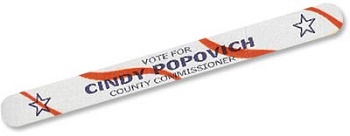 Promotional Patriotic Emery Boards for Political Campaign