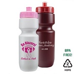 Custom Imprinted Drinkware - Plastic Sports Water Bottle