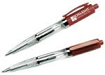 Promotional Customized Light Pens - Scarlet Flash Light-Up Pen