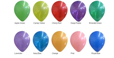 14 Inch Balloon Colors